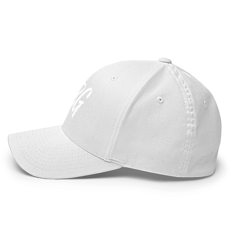 Thumbnail: - WHITE/WHITE GBG SPORTSWEAR FLEXFIT CLOSED-BACK STRUCTURED CAP -