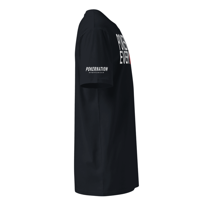 Thumbnail: - NAVY BLUE POKER NATION EVERY MINUTE SPORTSWEAR UNISEX PREMIUM T-SHIRT -