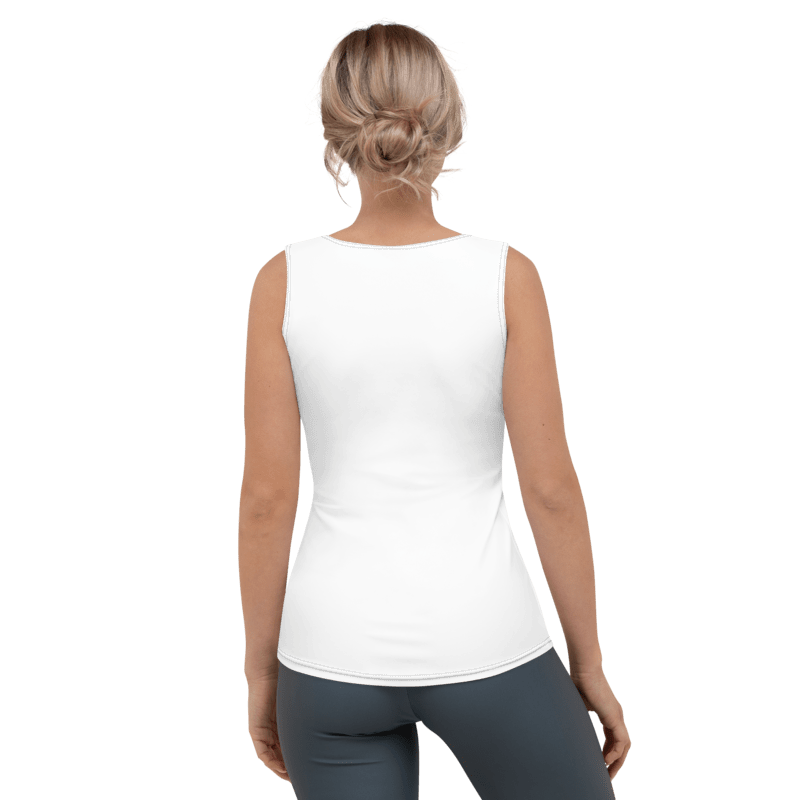 Thumbnail: - WHITE POKER NATION LAS VEGAS FITTED TANK TOP -
