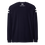 Thumbnail: - DOUBLE STRIPE NAVY BLUE POKER HAPPY UNISEX LONG SLEEVE SHIRT -