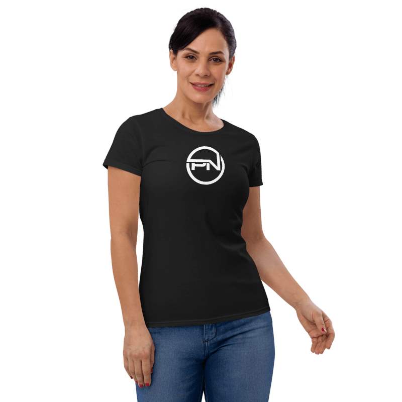 Thumbnail: - BLACK POKER NATION (PN) WOMEN'S FITTED T-SHIRT -