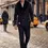 Thumbnail: Men's Soft Faux Fur Shawl Lapel Blazer Coat