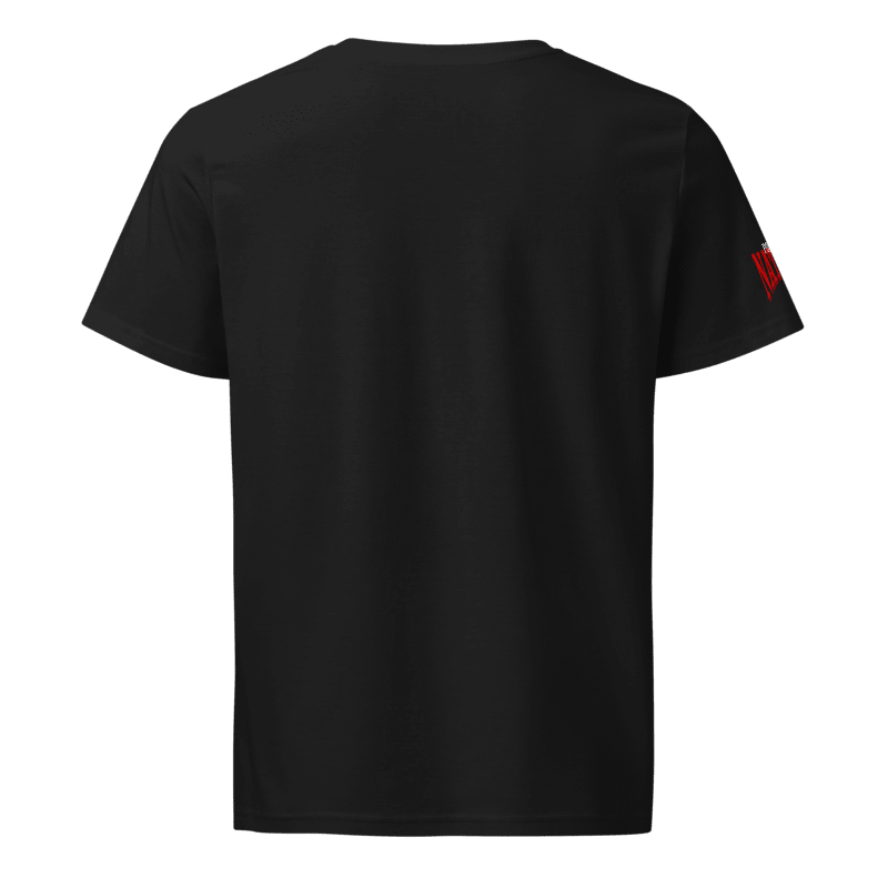 Thumbnail: - RED/BLACK POKER NATION UNISEX ORGANIC MID-LIGHT T-SHIRT -