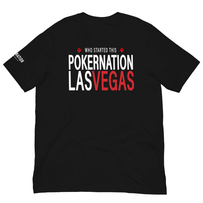 Thumbnail: - BLACK POKER NATION WHO STARTED THIS UNISEX STAPLE ECO T-SHIRT -