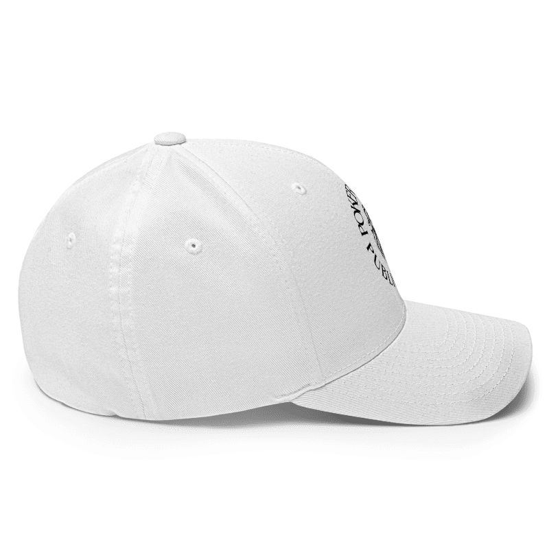 Thumbnail: - WHITE POKER NATION PUBLIC ENEMY FLEXFIT CLOSED-BACK STRUCTURED CAP -