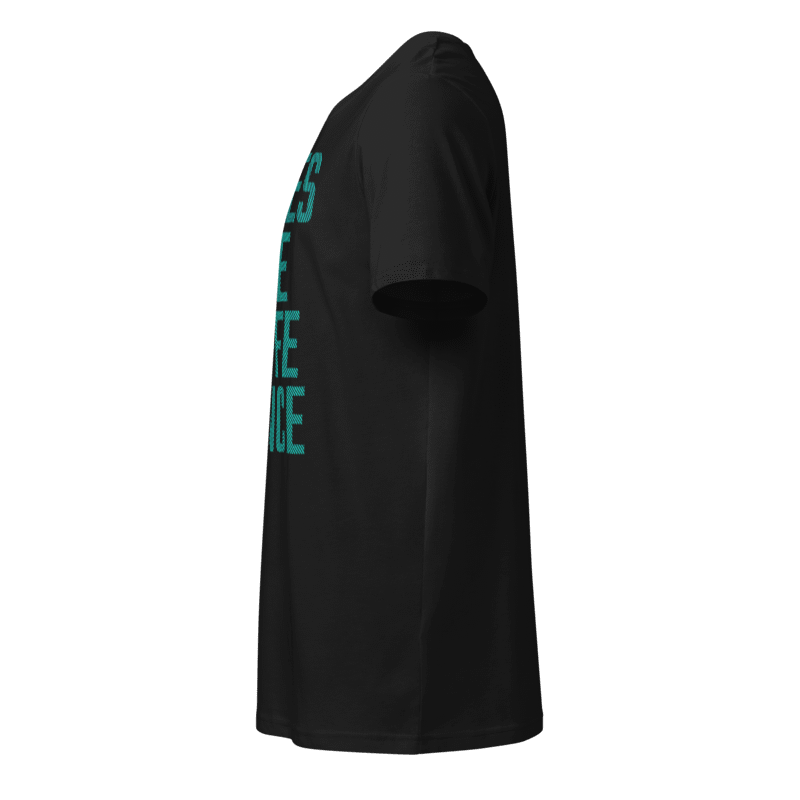 Thumbnail: - DIFFERENCE MAKER BLACK UNISEX ORGANIC MID-LIGHT T-SHIRT -