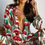 Thumbnail: Rose Print Italian Inspired Two-Piece Set