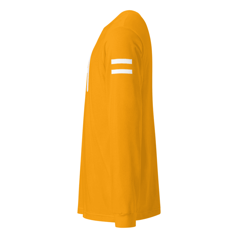 Thumbnail: - DOUBLE STRIPE GOLD POKER HAPPY UNISEX LONG SLEEVE SHIRT -