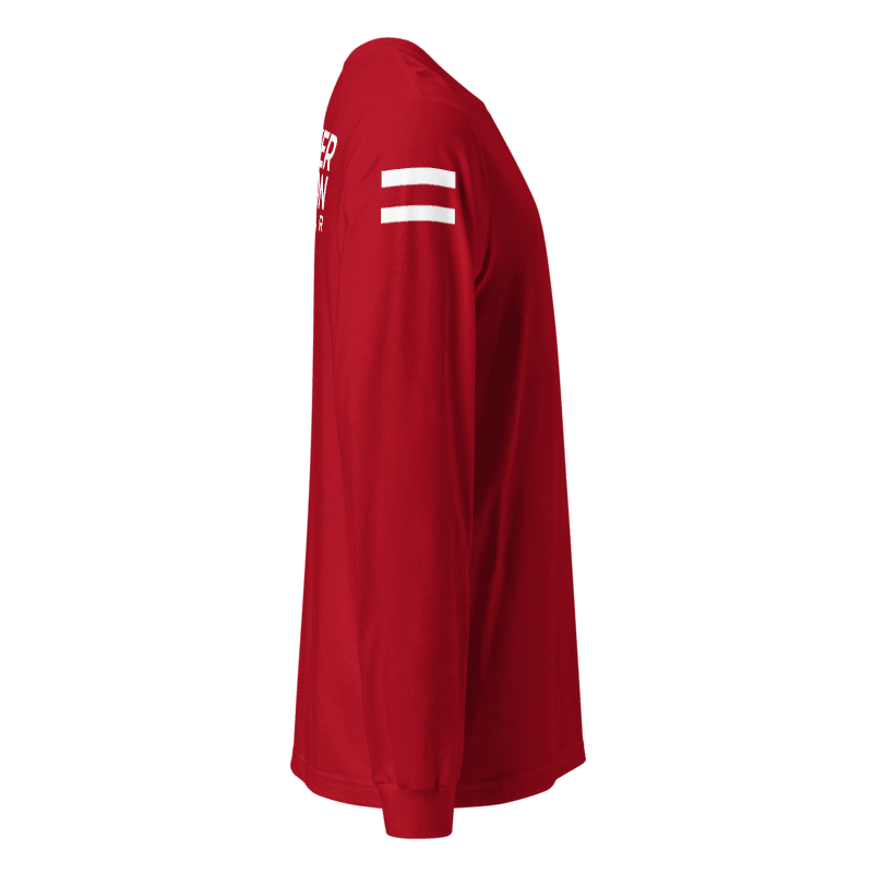 Thumbnail: -  RED POKER NATION SPORTSWEAR UNISEX LONG SLEEVE SHIRT -
