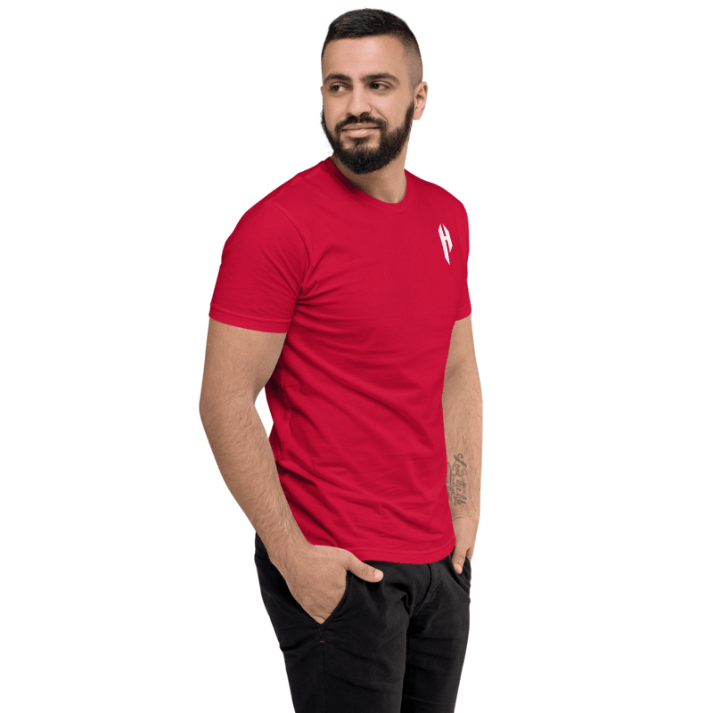 Thumbnail: - RED POKER HAPPY FITTED T-SHIRT -