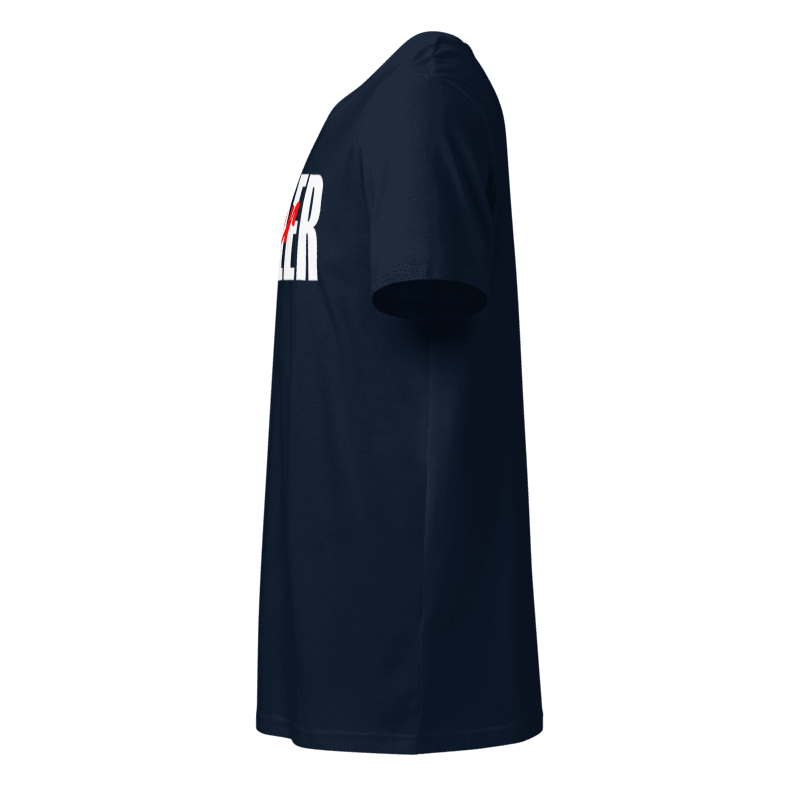 Thumbnail: - POKER HUSTLER BLUE UNISEX ORGANIC MID-LIGHT T-SHIRT -