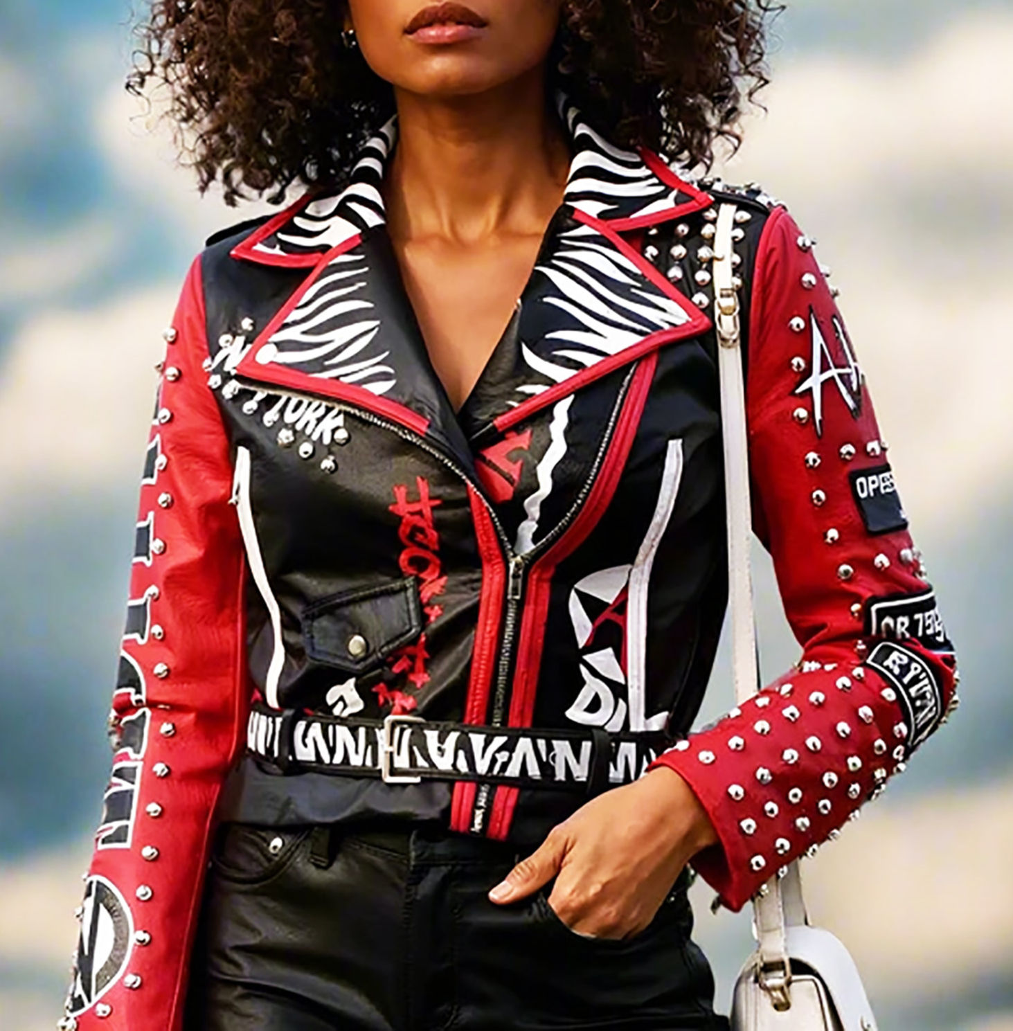 Punk Inspired Leather Jacket