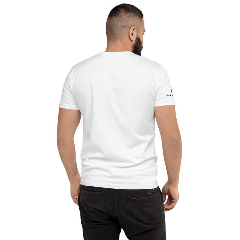 Thumbnail: - WHITE POKER NATION LAS VEGAS FITTED T-SHIRT -