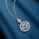 Thumbnail: - DANCING MOISSANITE  2 CT STERLING SILVER NECKLACE -