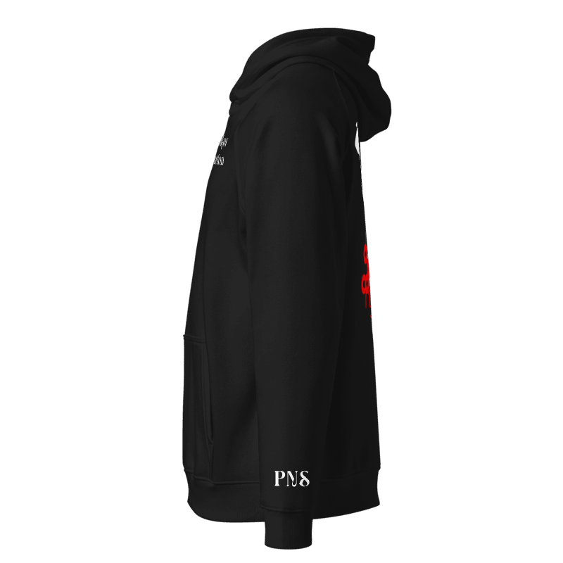Thumbnail: - RED NO ONE IS COMING UNISEX ECO RAGLAN HOODIE -