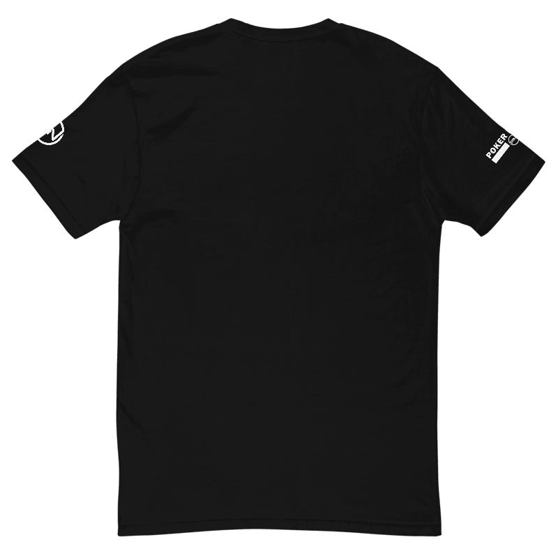 Thumbnail: - BLACK/WHITE POKER NATION LAS VEGAS FITTED T-SHIRT -