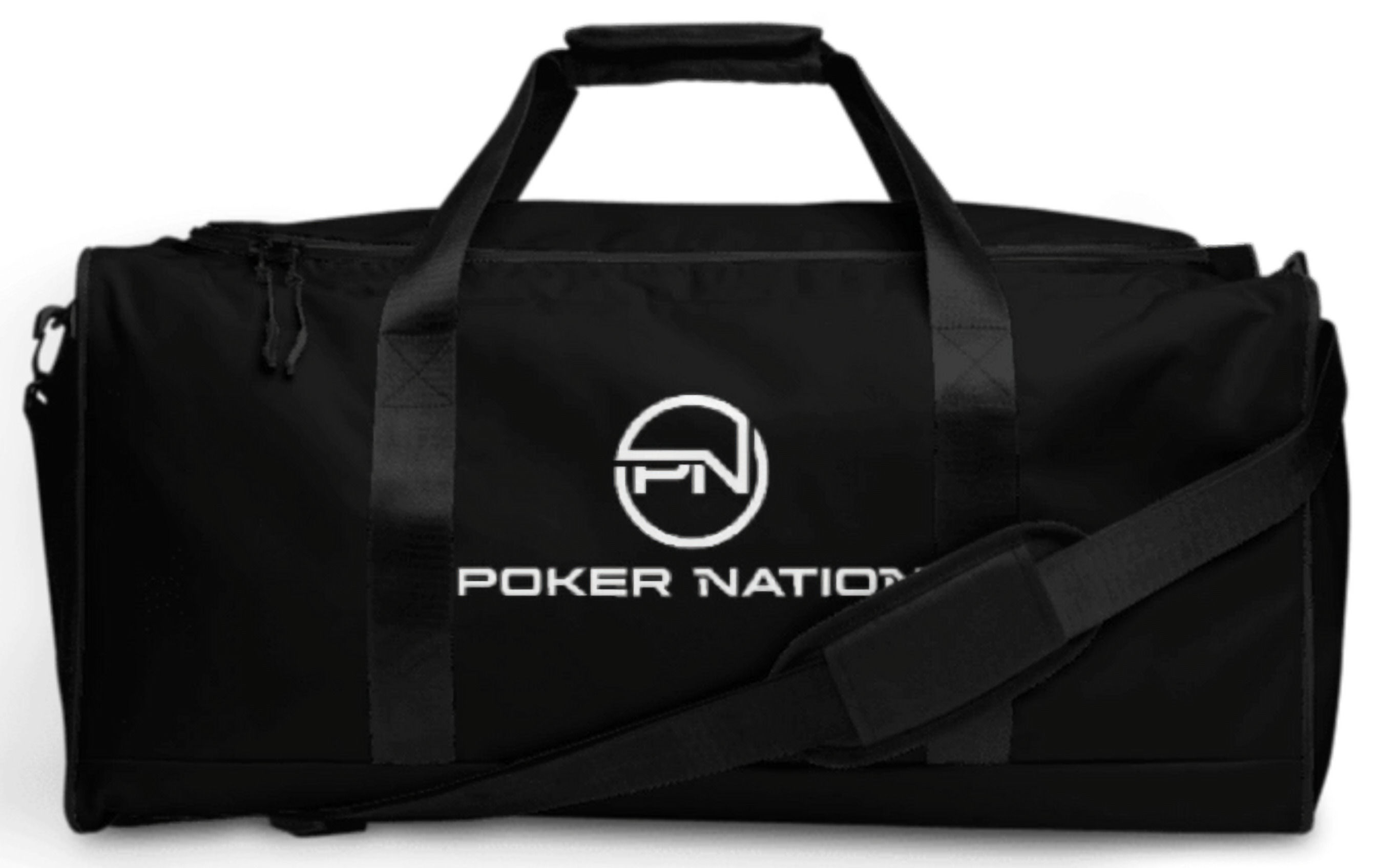 - BLACK POKER NATION DUFFLE BAG -