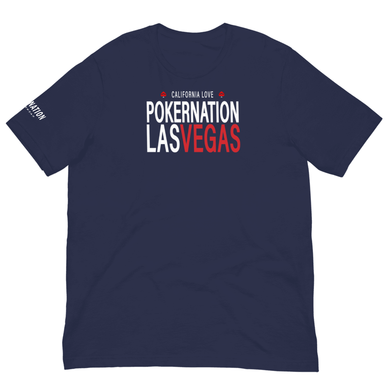 Thumbnail: - BLUE POKER NATION CALIFORNIA LOVE UNISEX STAPLE ECO T-SHIRT -