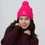 Thumbnail: - PINK POKER NATION POM-POM UNISEX BEANIE -