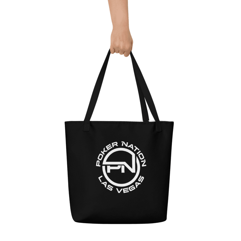 Thumbnail: - BLACK POKER NATION LAS VEGAS TOTE BAG -
