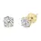 Thumbnail: 14K Gold 1.0 Carat Lab Grown Diamond Solitaire Stud Earrings