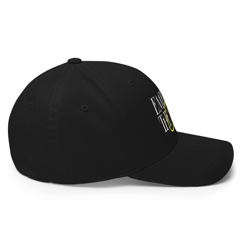 Thumbnail: - YELLOW EMBRACE THE CHAOS FLEXFIT CLOSED-BACK STRUCTURE  CAP -