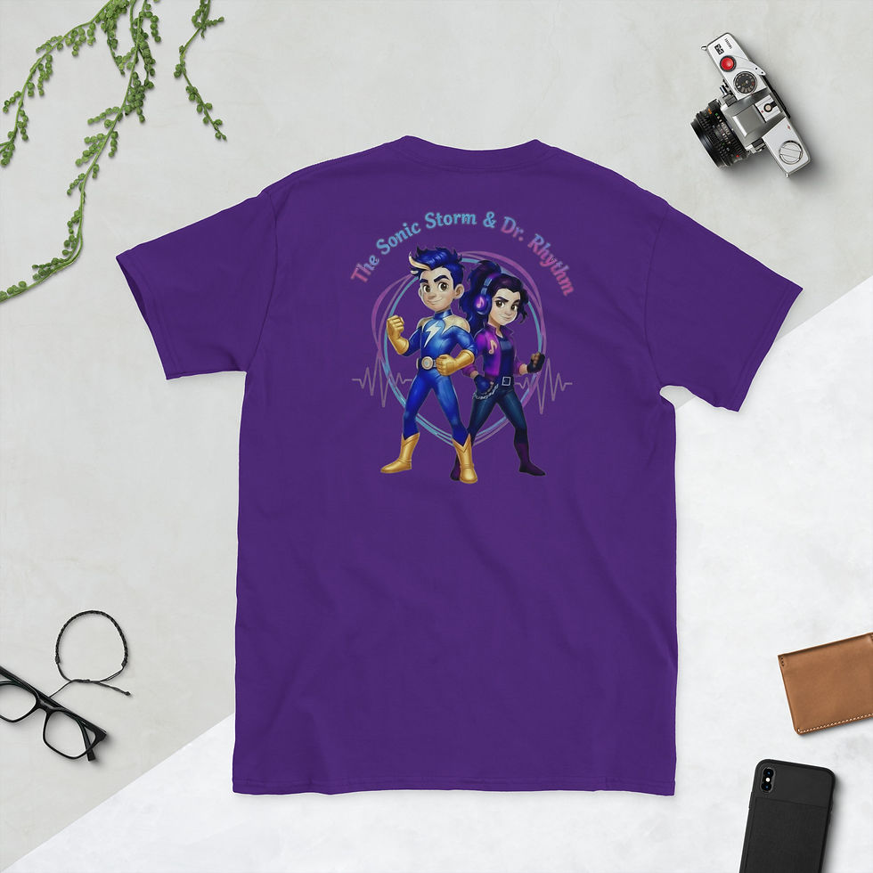 Thumbnail: Superhero Duo Short-Sleeve Unisex T-Shirt