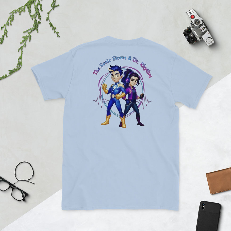 Thumbnail: Superhero Duo Short-Sleeve Unisex T-Shirt