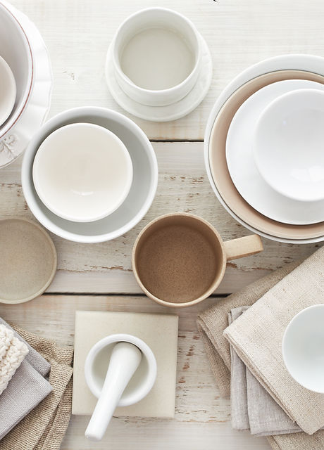 White Tableware