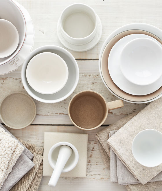 White Tableware
