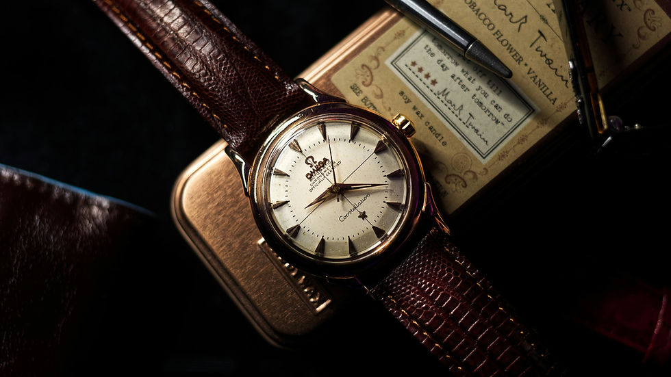 A classic Omega wrist watch