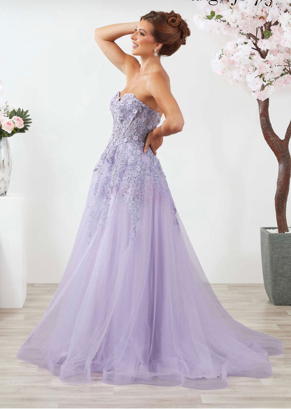 Miniaturbild: Lilac A line dress