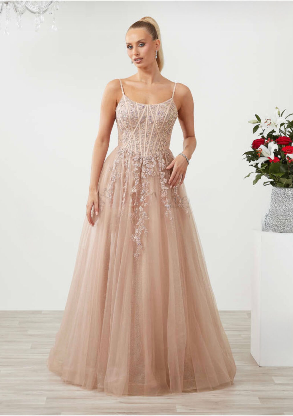 Rose A-line dress 