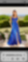 Royal blue dres