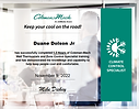 Coleman-Mach Certificate