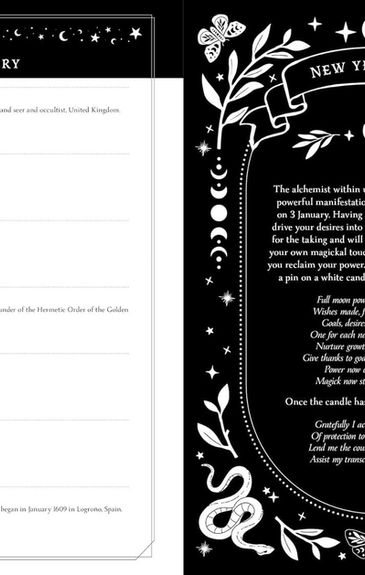 2026 Witch's Diary Barbara Meiklejohn-Free Flavia Kate Peters