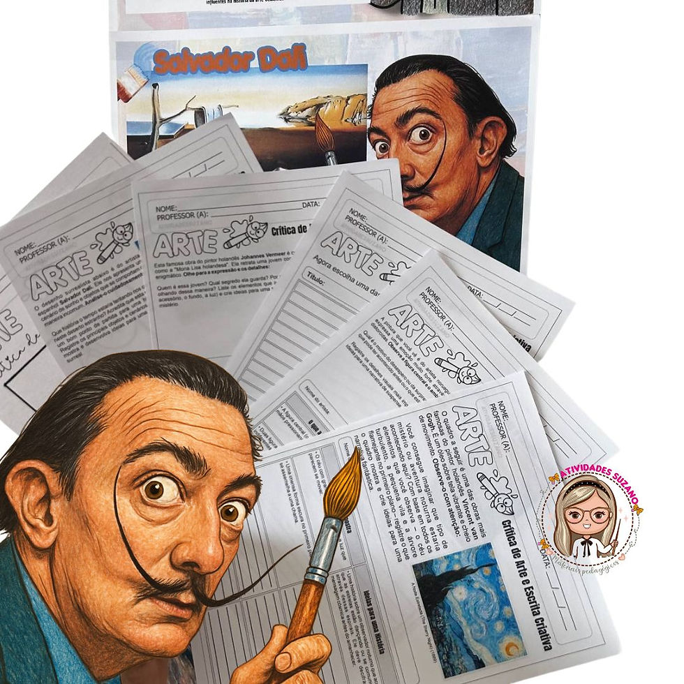 Atividades de Escrita Criativa com Grandes Mestres da Arte!