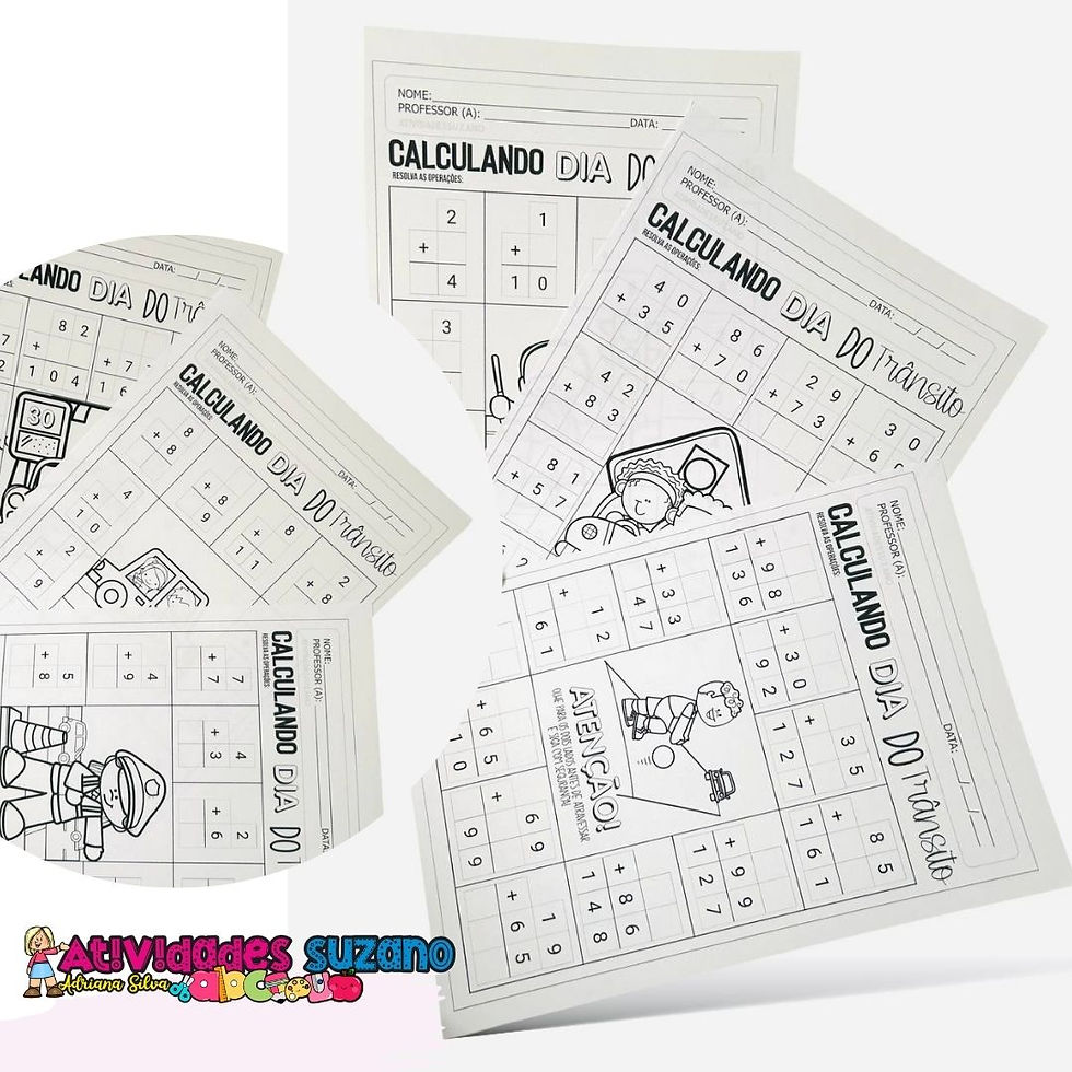 Atividades de Cálculo Mental – Tema Trânsito