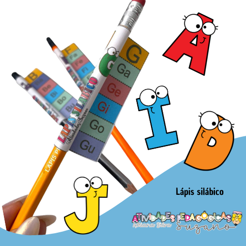 Identificadores De Lápis Silábicos: Uma Maneira Divertida De Aprender