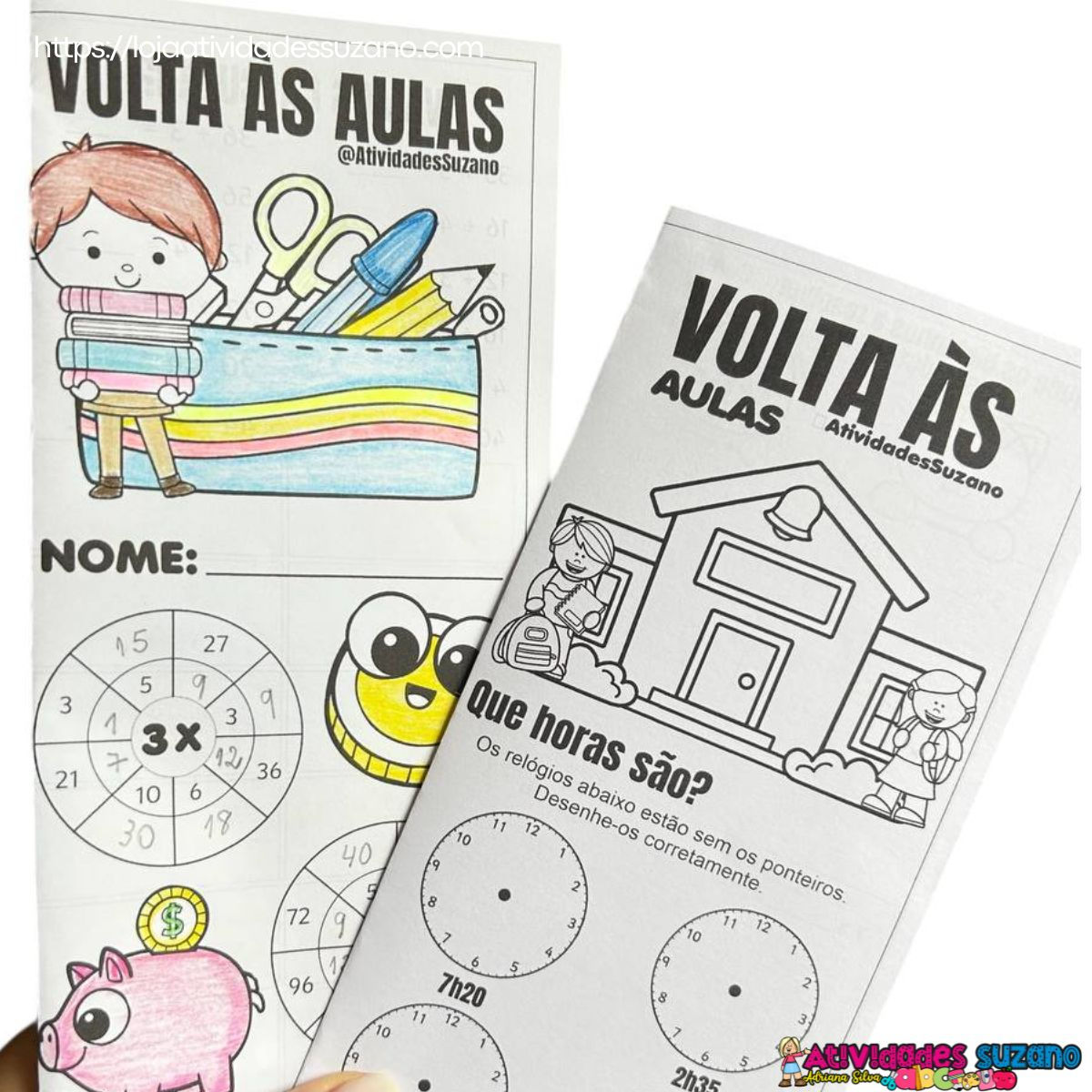 2 Folders de Atividades de Matemática: Volta às Aulas – 5º Ano