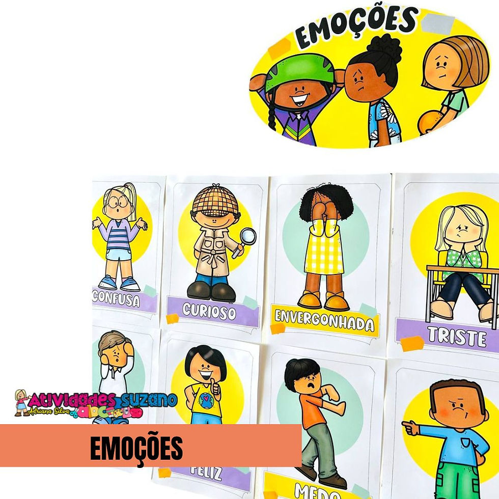 Explore O Mundo Das Emoções Com Nossos Cartazes Coloridos