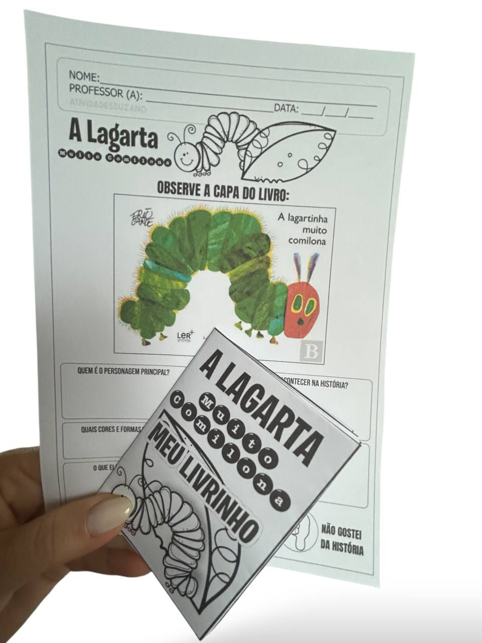 Miniatura: Atividades com o tema “A Lagartinha Comilona”