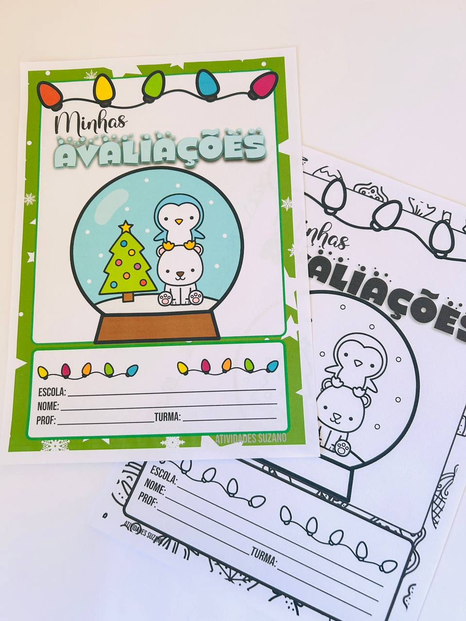 Miniatura: Kit Natalino De Capinhas E Lapelas Para Atividades Escolares