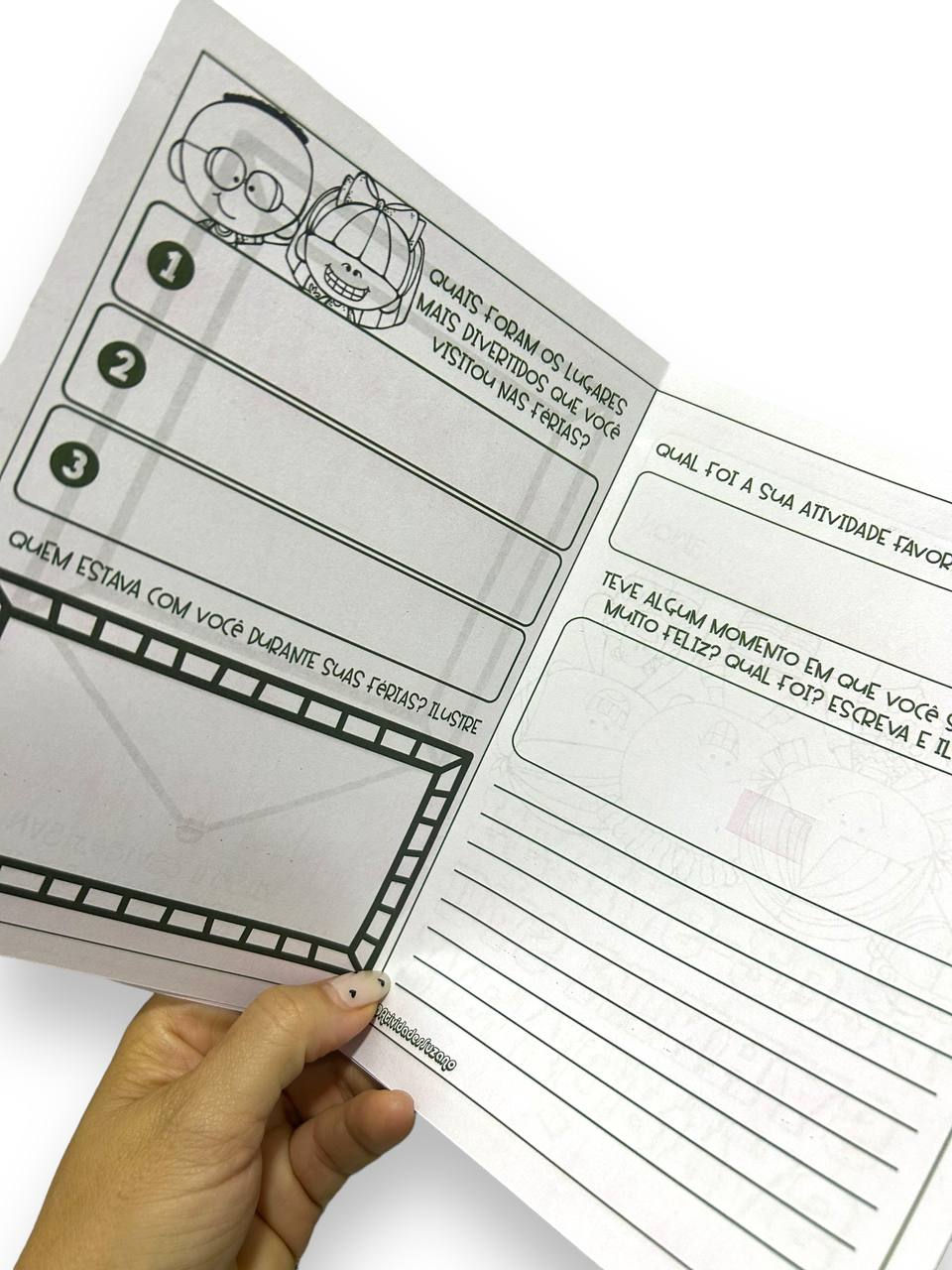 Miniatura: Mini Livrinho De Memórias Das Férias – PDF Prontinho Para Imprimir!