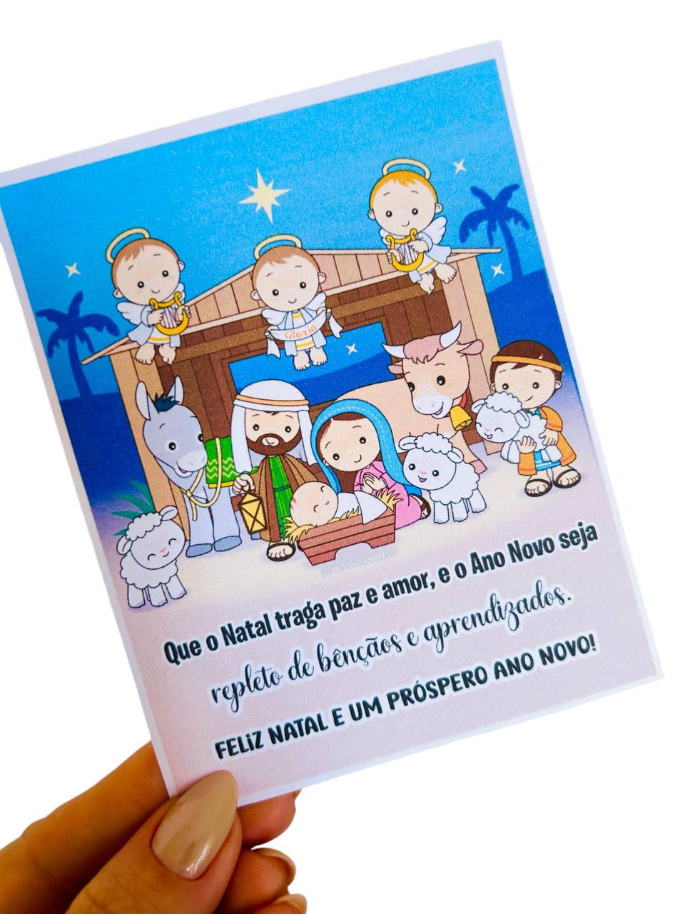 Miniatura: Kit de Natal Cristão para Colorir e Presentear