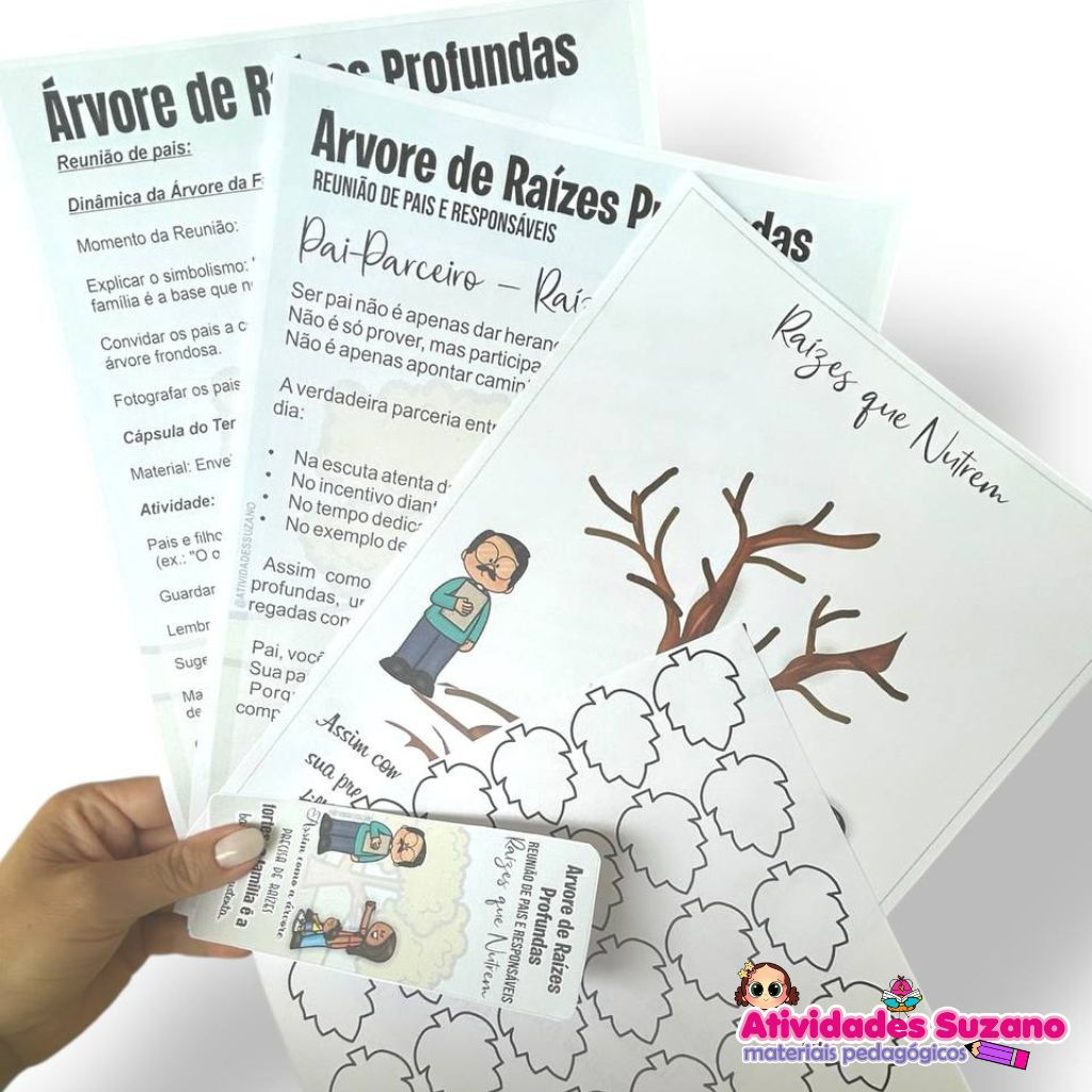 REUNIÃO DE PAIS COM TEMA “ÁRVORE DE RAÍZES PROFUNDAS”