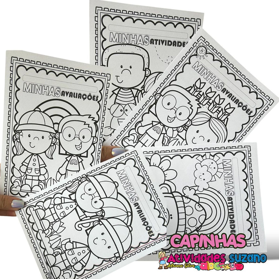 Capinhas para Avaliações e Atividades – Tema Primavera