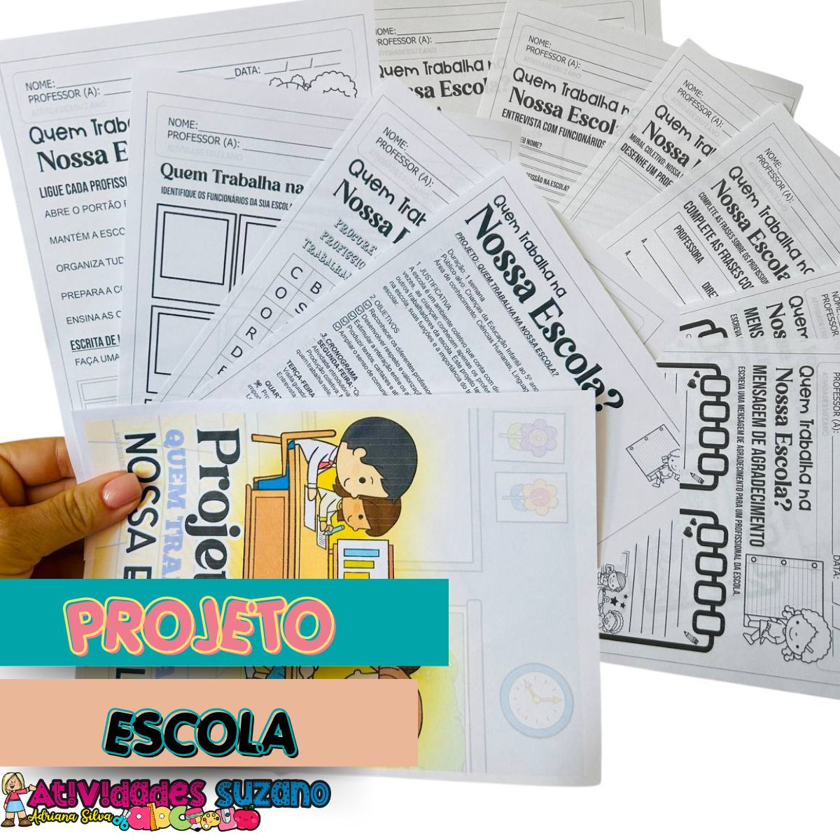 Atividades – Quem Trabalha na Nossa Escola?