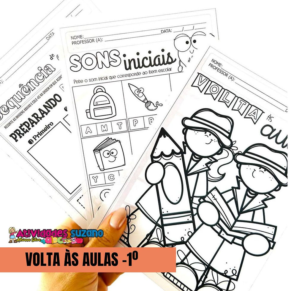 Atividades Lúdicas Para O 1º Ano/Educação Infantil