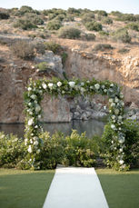 Editorial wedding photography by Lake Vouliagmeni Athens